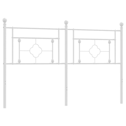 Testiera di Ricambio in Metallo Bianco 160 cm