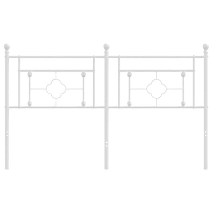Testiera di Ricambio in Metallo Bianco 160 cm