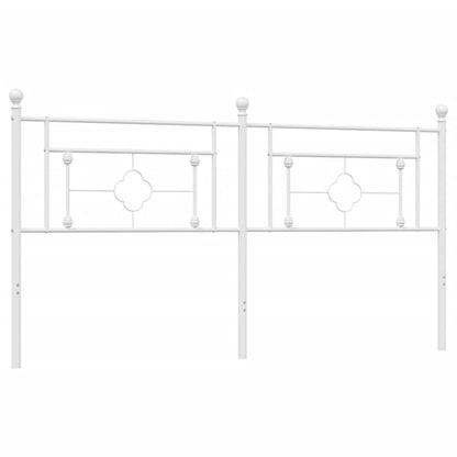 Testiera di Ricambio in Metallo Bianco 180 cm