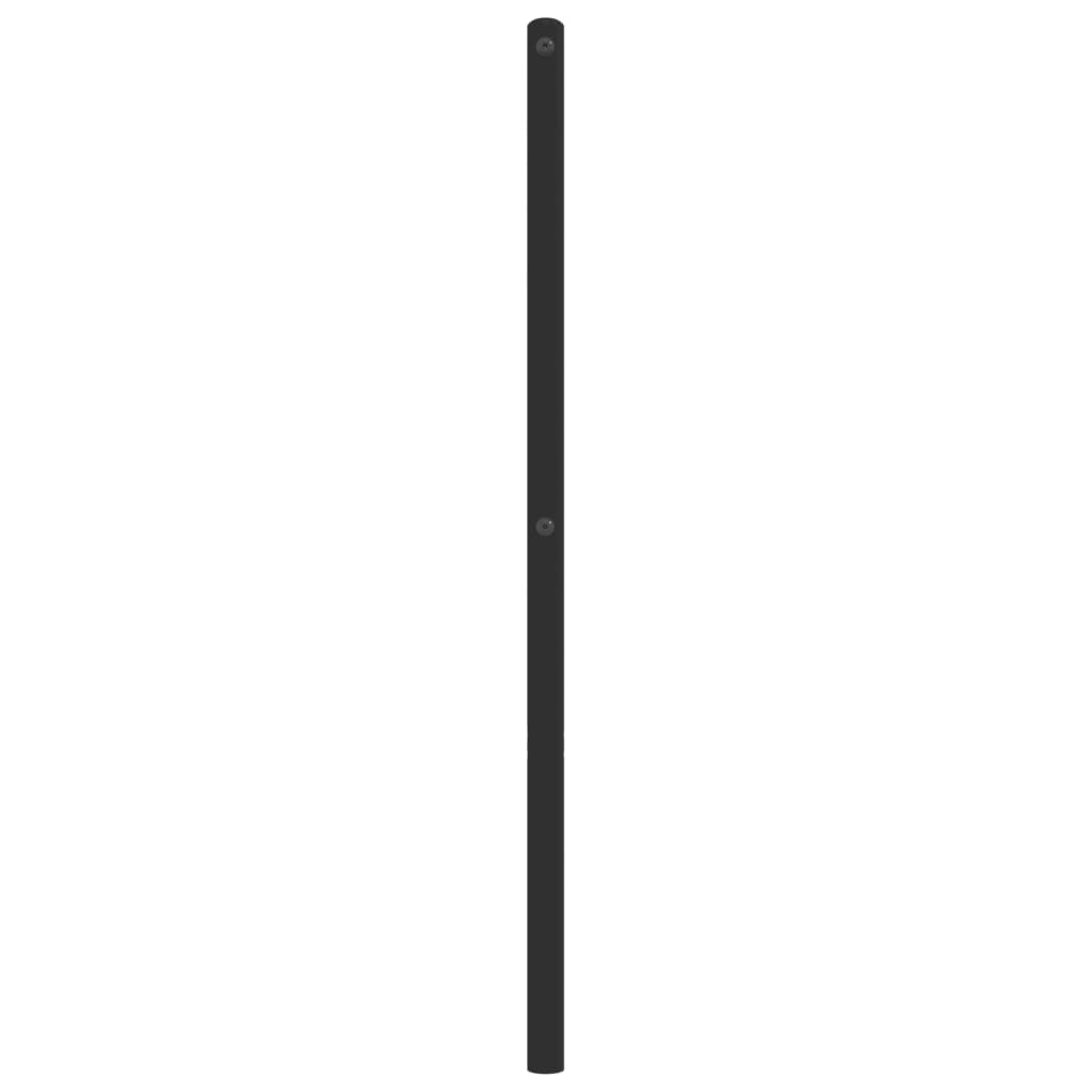 Testiera di Ricambio in Metallo Nero 107 cm