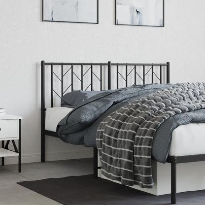 Testiera di Ricambio in Metallo Nero 135 cm
