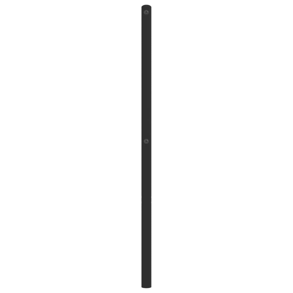 Testiera di Ricambio in Metallo Nero 135 cm