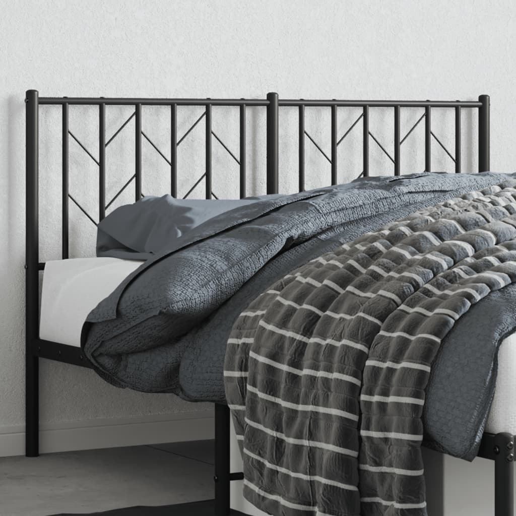 Testiera di Ricambio in Metallo Nero 135 cm