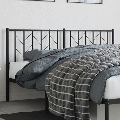 Testiera di Ricambio in Metallo Nero 160 cm