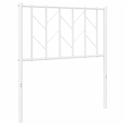 Testiera di Ricambio in Metallo Bianco 75 cm