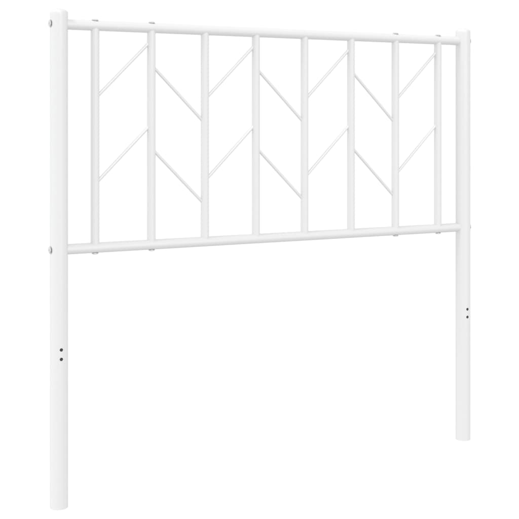 Testiera di Ricambio in Metallo Bianco 90 cm