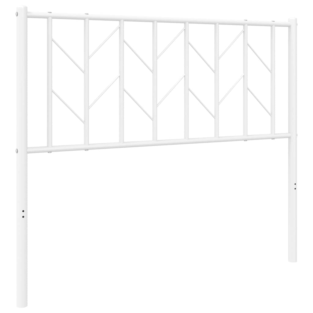 Testiera di Ricambio in Metallo Bianco 100 cm