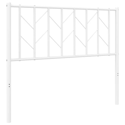 Testiera di Ricambio in Metallo Bianco 100 cm