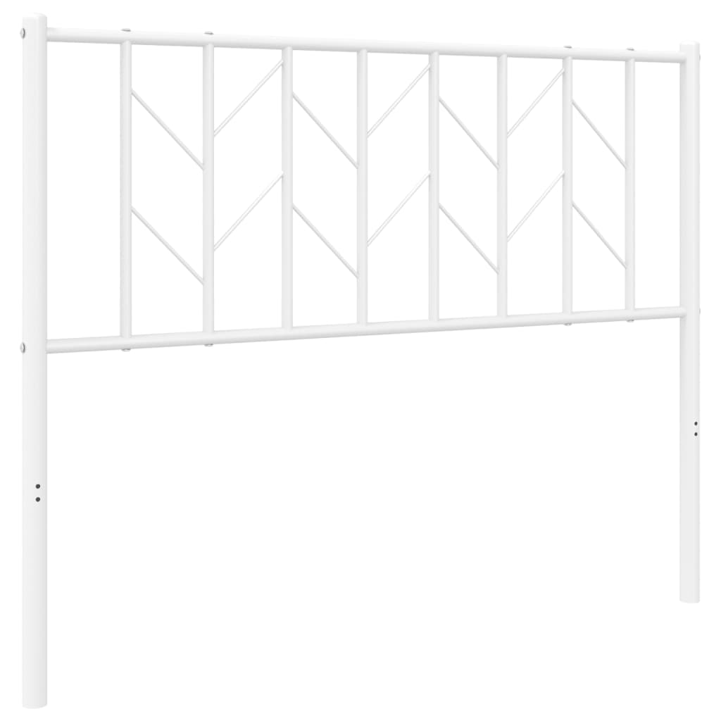 Testiera di Ricambio in Metallo Bianco 107 cm