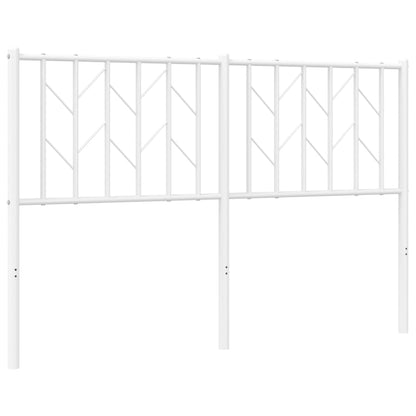 Testiera di Ricambio in Metallo Bianco 135 cm