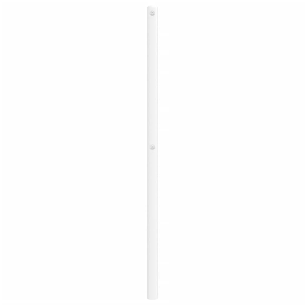 Testiera di Ricambio in Metallo Bianco 135 cm