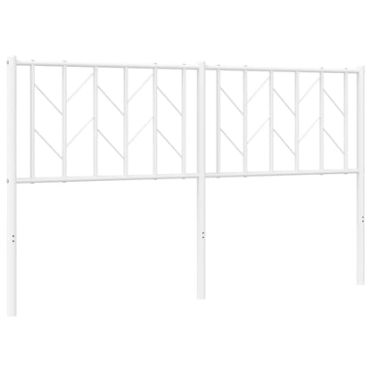 Testiera di Ricambio in Metallo Bianco 150 cm