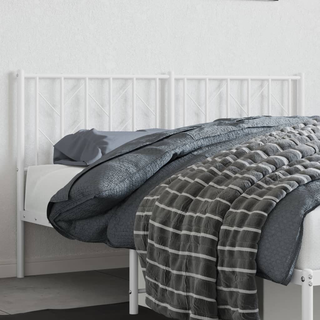 Testiera di Ricambio in Metallo Bianco 150 cm