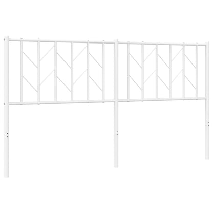 Testiera di Ricambio in Metallo Bianco 160 cm