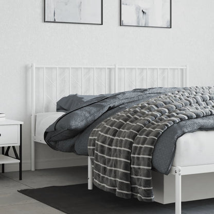 Testiera di Ricambio in Metallo Bianco 160 cm