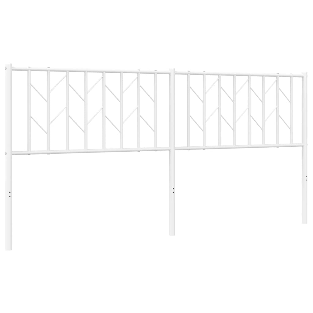 Testiera di Ricambio in Metallo Bianco 180 cm