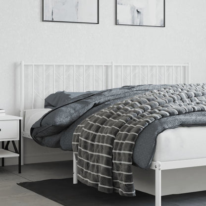 Testiera di Ricambio in Metallo Bianco 180 cm