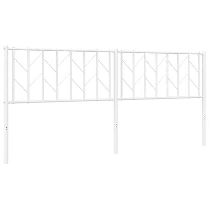Testiera di Ricambio in Metallo Bianco 193 cm