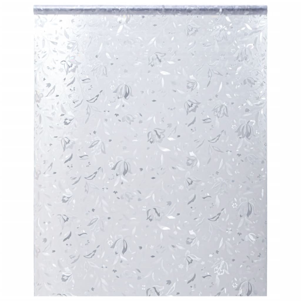 Pellicole per Finestre Smerigliate 4pz Motivo Fiori in PVC