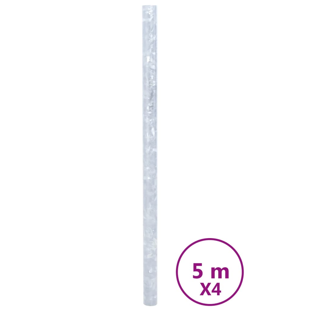 Pellicole per Finestre Smerigliate 4pz Motivo Fiori in PVC