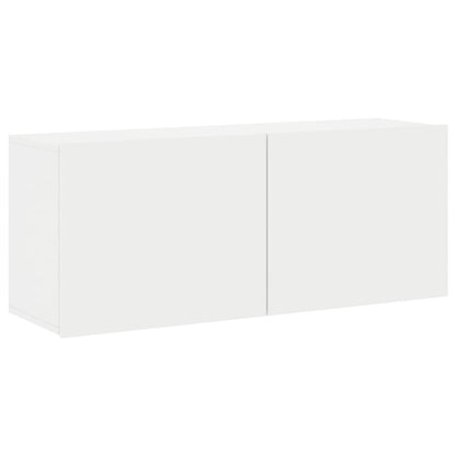 Mobile TV a Parete Bianco 100x30x41 cm