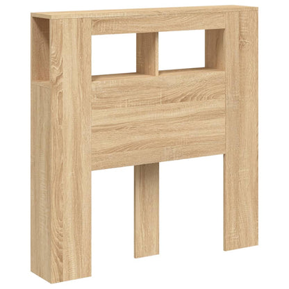 Testiera LED Rovere Sonoma 100x18,5x103,5 cm Legno Multistrato