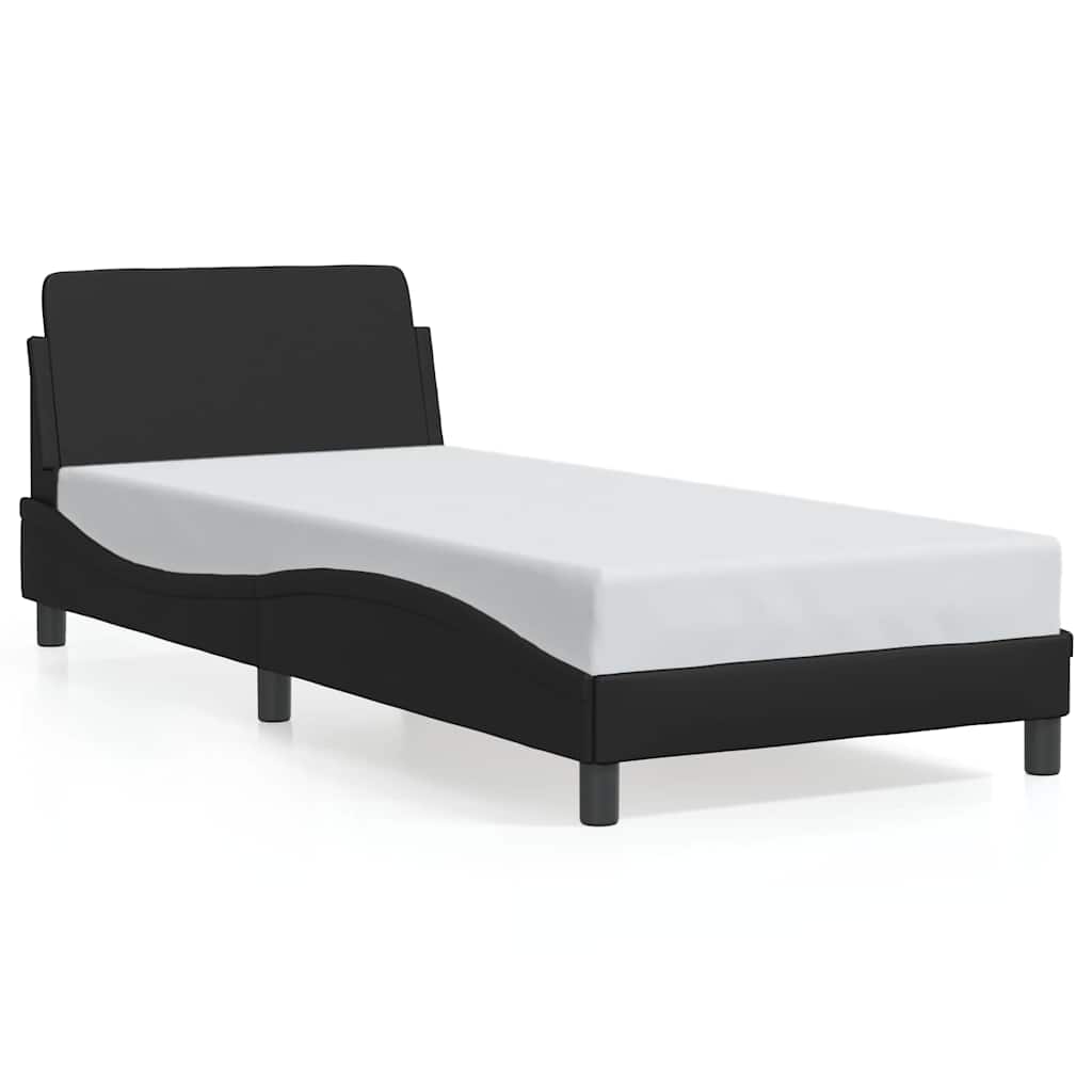 Giroletto Dover Nero 80x200 cm in Similpelle