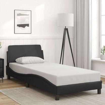 Giroletto Dover Nero 80x200 cm in Similpelle