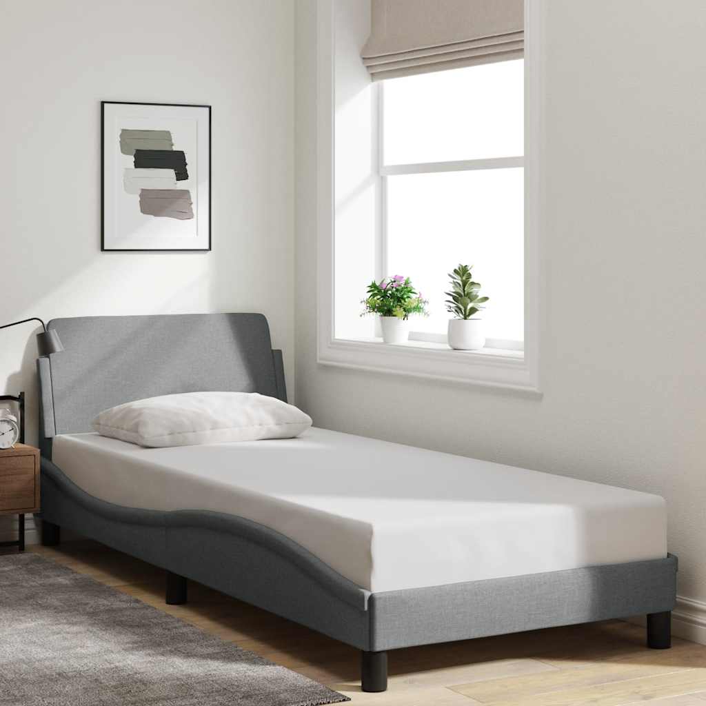 Giroletto Dover Grigio Chiaro 90x190 cm Tessuto