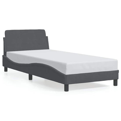 Giroletto Dover Grigio Scuro 90x190 cm Velluto