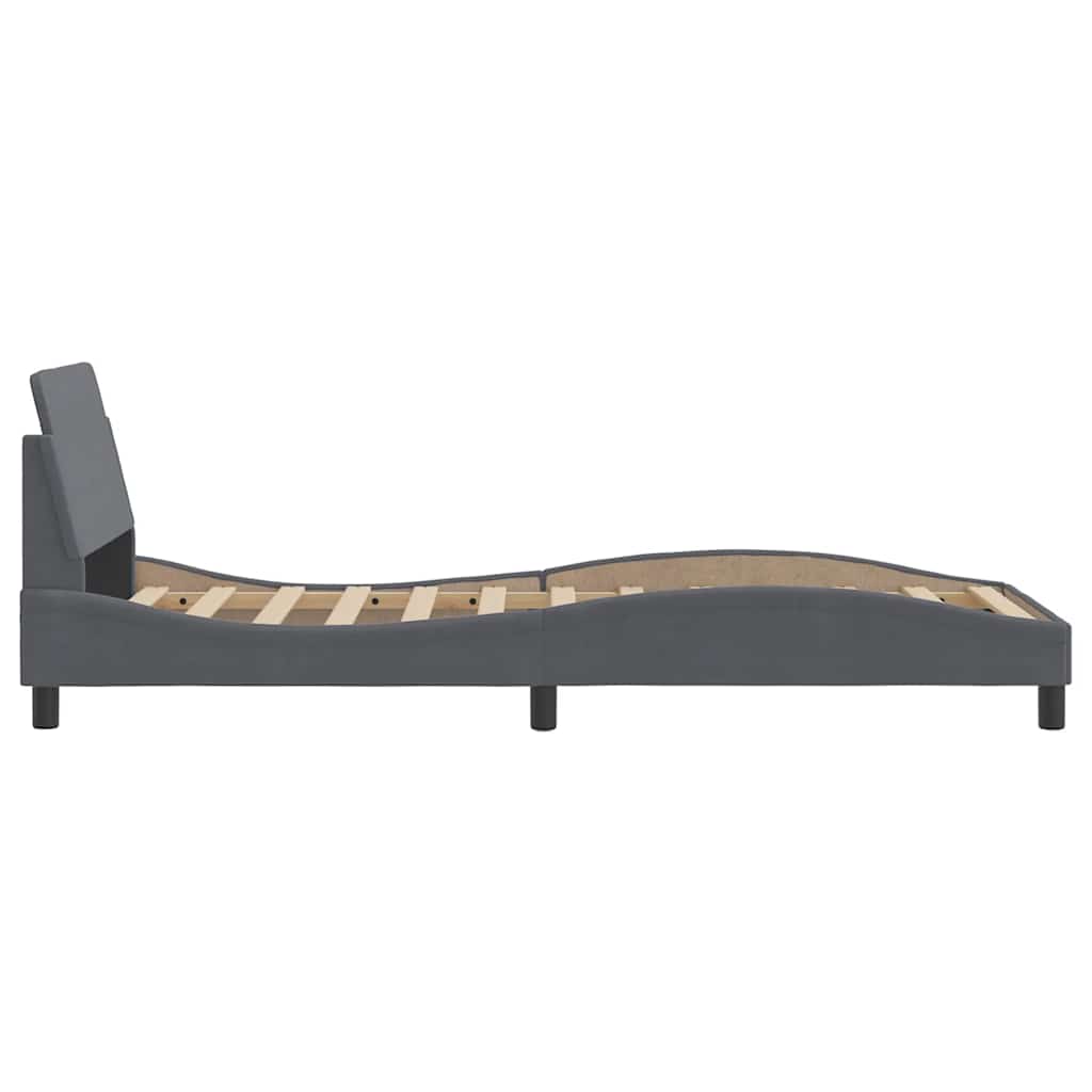 Giroletto Dover Grigio Scuro 90x190 cm Velluto