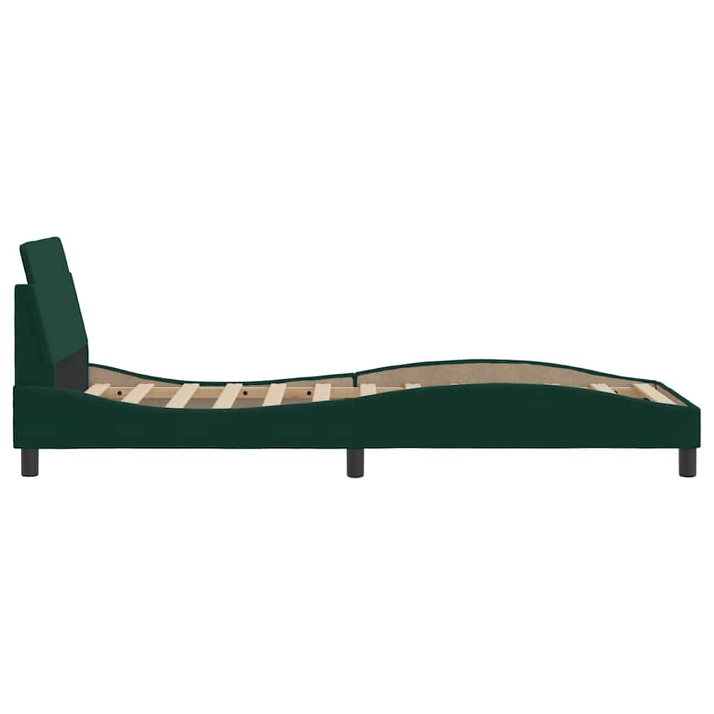 Giroletto Dover Verde Scuro 90x190 cm in Velluto