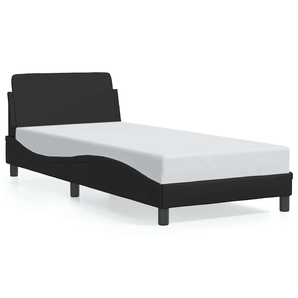 Giroletto Dover Nero 90x190 cm in Similpelle