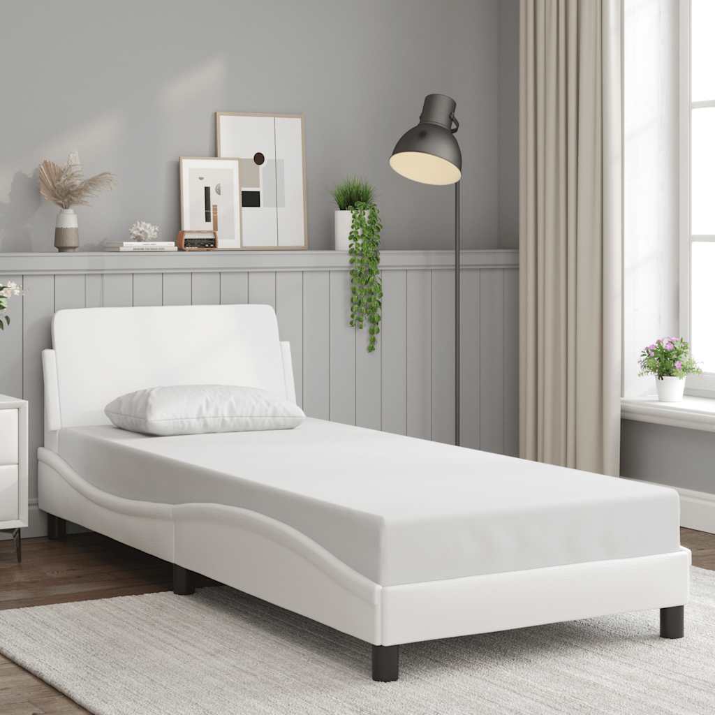 Giroletto Dover Bianco 90x190 cm in Similpelle
