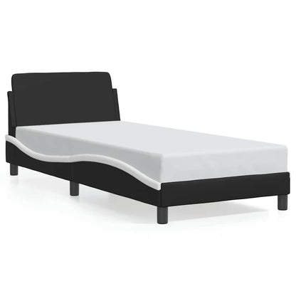 Giroletto Dover Nero e Bianco 90x190 cm in Similpelle