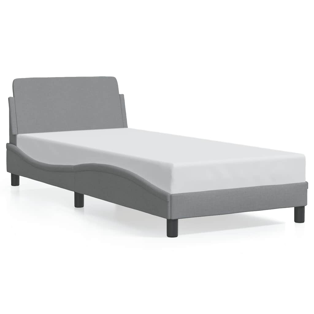 Giroletto Dover Grigio Chiaro 90x200 cm Tessuto