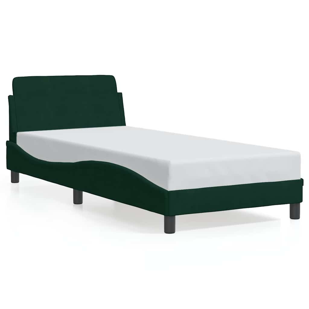 Giroletto Dover Verde Scuro 90x200 cm in Velluto