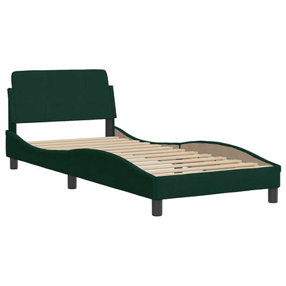 Giroletto Dover Verde Scuro 90x200 cm in Velluto
