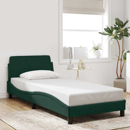 Giroletto Dover Verde Scuro 90x200 cm in Velluto