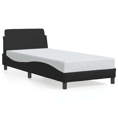 Giroletto Dover Nero 90x200 cm in Similpelle