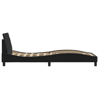 Giroletto Dover Nero 90x200 cm in Similpelle