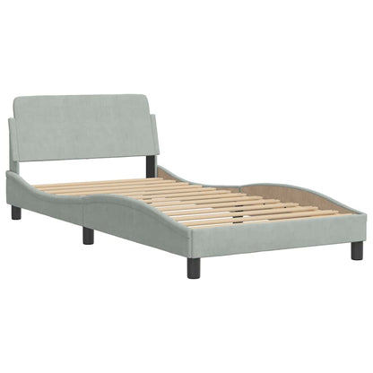 Giroletto Dover Grigio Chiaro 100x200 cm Velluto