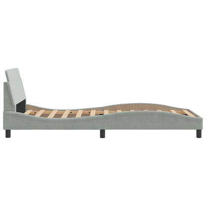 Giroletto Dover Grigio Chiaro 100x200 cm Velluto