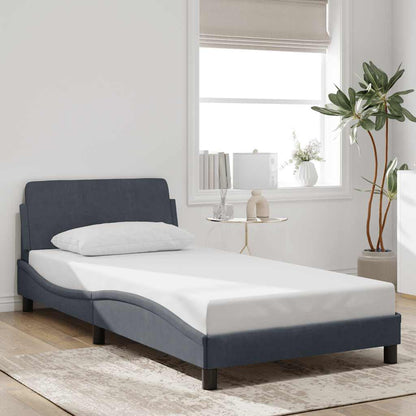 Giroletto Dover Grigio Scuro 100x200 cm Velluto