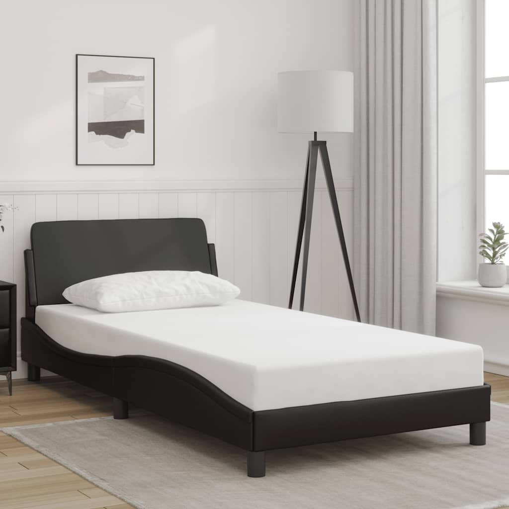 Giroletto Dover Nero 100x200 cm in Similpelle