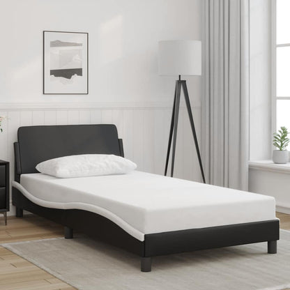 Giroletto Dover Nero e Bianco 100x200 cm in Similpelle