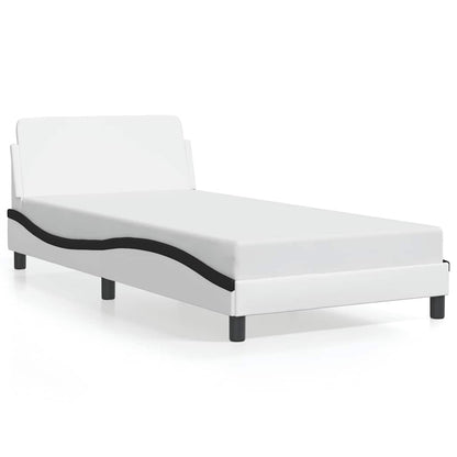 Giroletto Dover Nero e Bianco 100x200 cm in Similpelle