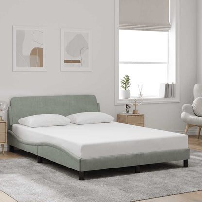 Giroletto Dover Grigio Chiaro 140x190 cm Velluto