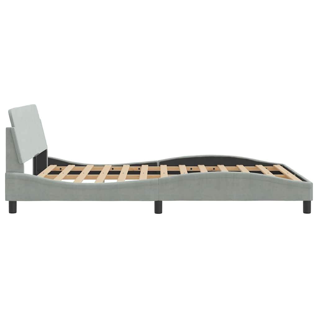 Giroletto Dover Grigio Chiaro 140x200 cm Velluto