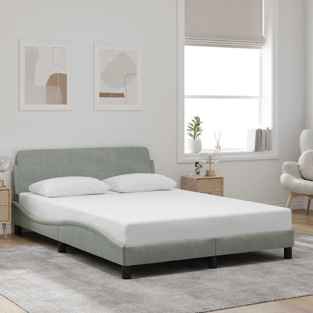 Giroletto Dover Grigio Chiaro 140x200 cm Velluto